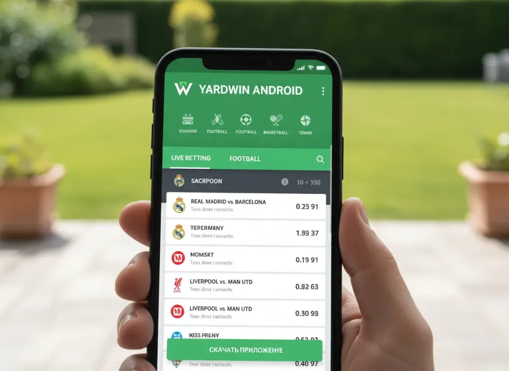 Yardwin android - скачать приложение для ставок